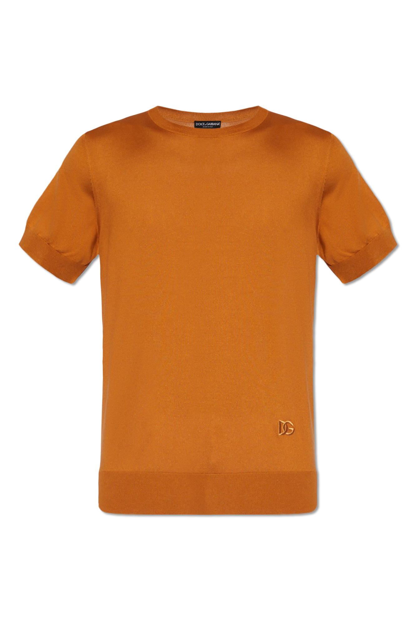 Orange Knit T-shirt Dolce & Gabbana - Vitkac Canada